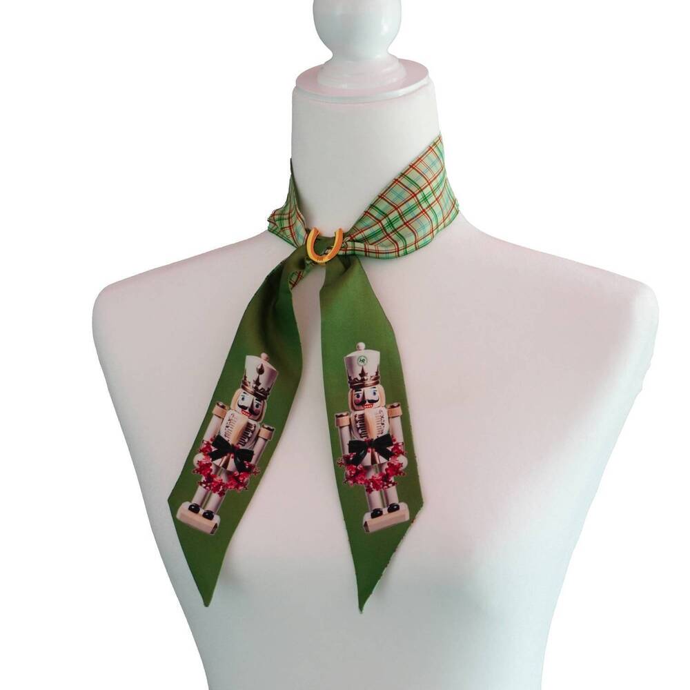 NEW HAMPTON ROAD women's nutcracker twillionaire & scarf ring in green